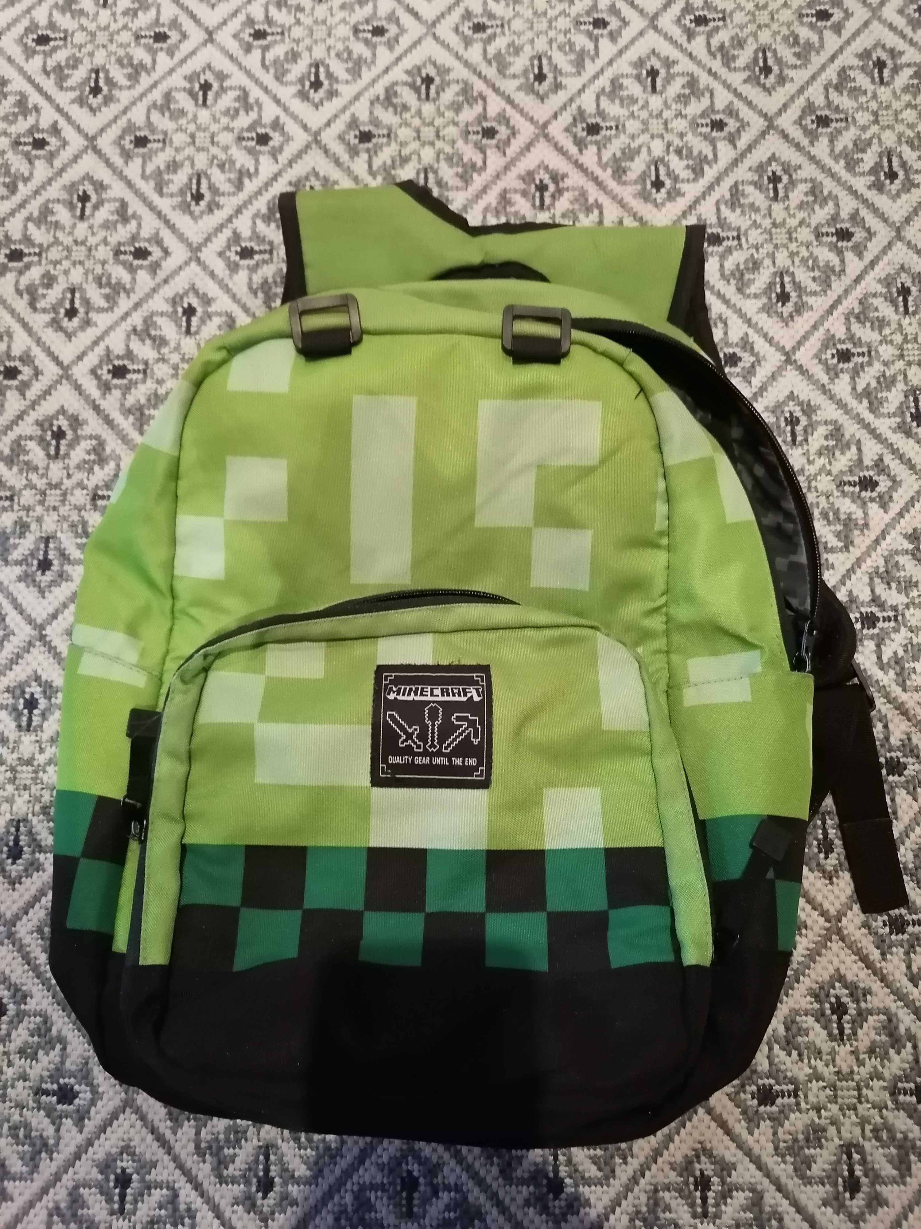 Mochila escolar minecraft