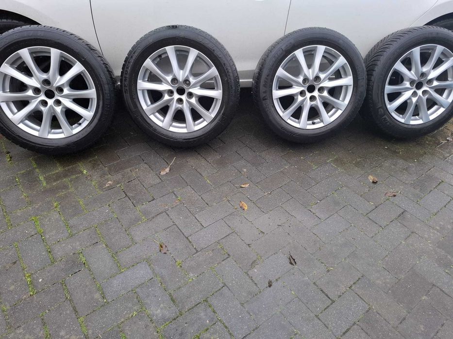 Felgi z oponami 17 cali orginał mazda 6. Pasuje do wielu innych aut