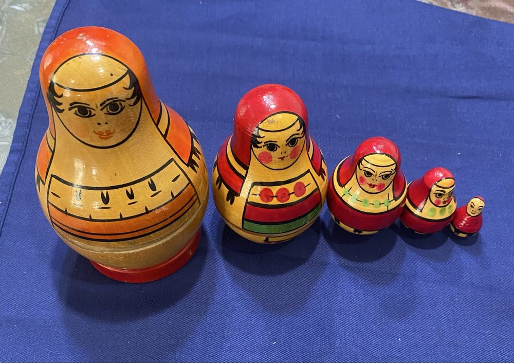 Матрьошки, 5 шт( ссср)