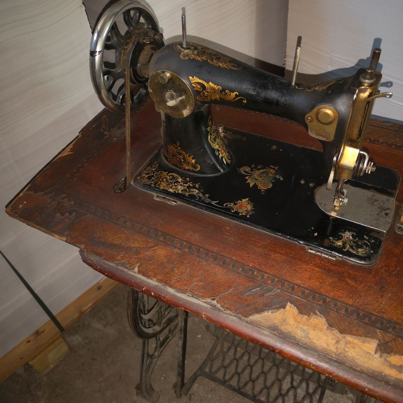 Раритетная швейная машинка Kajzer original.Karlsrue.Germany.19-20 век.