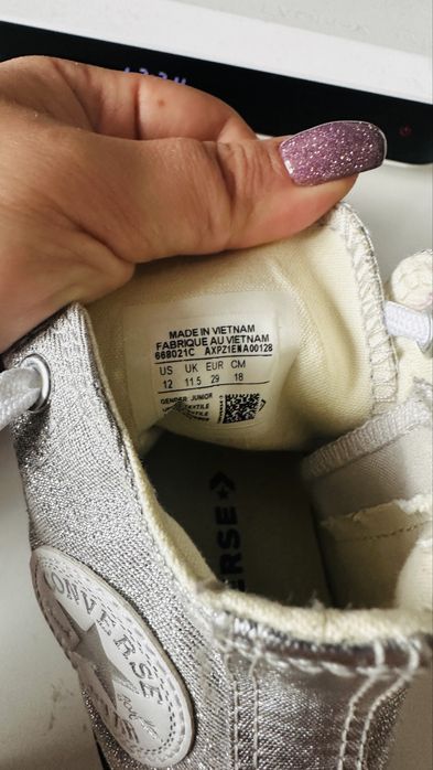 Converse trampki długie dla dziewczynki