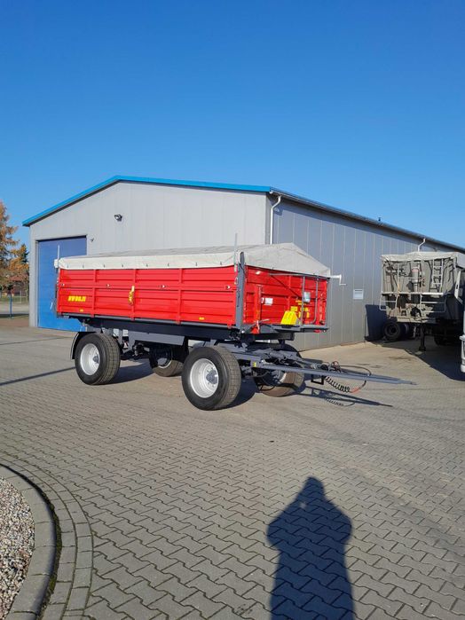 Przyczepa rolnicza IFA HL HW 8011 - 3 strony wywrot - 8 ton - Idealna