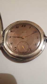 Zegarek kieszonkowy ALPINA UH Watch srebro 800 z 1910 r.Antyk.
