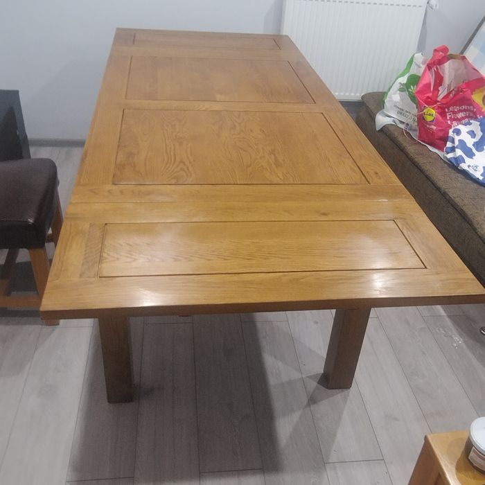 Stół dębowy rozkładany 6-10 osób