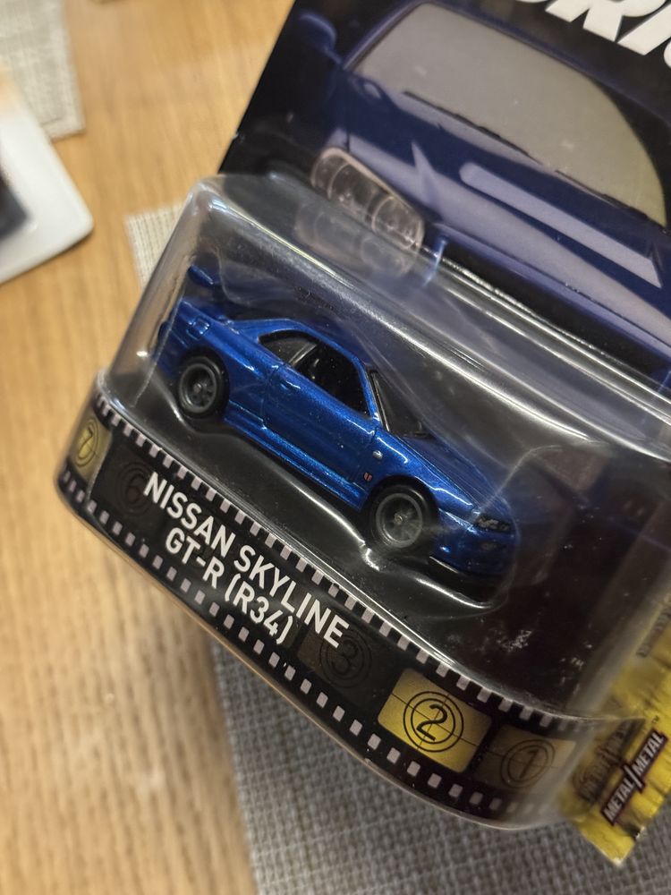 Hot Wheels Premium Nissan Skyline GT-R R34 Fast & Furious unikat 2017