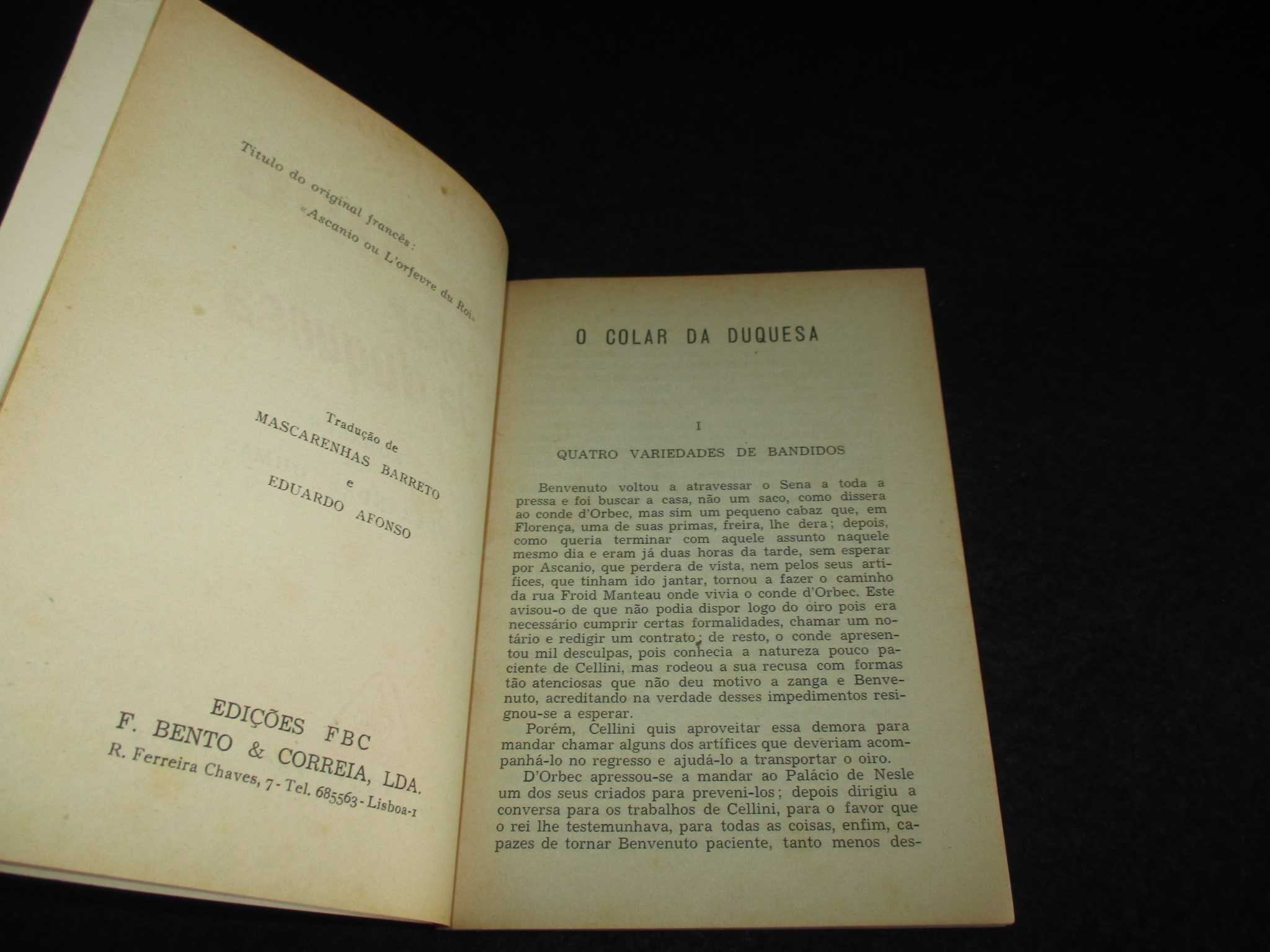 Livros Ascanio Alexandre Dumas 2 Volumes Lis Vermelho