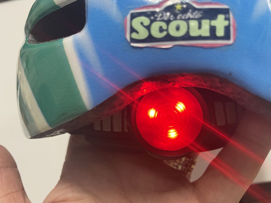 Kask ochronny dzieciecy rower rolki Scout Tyranno 51-55cm