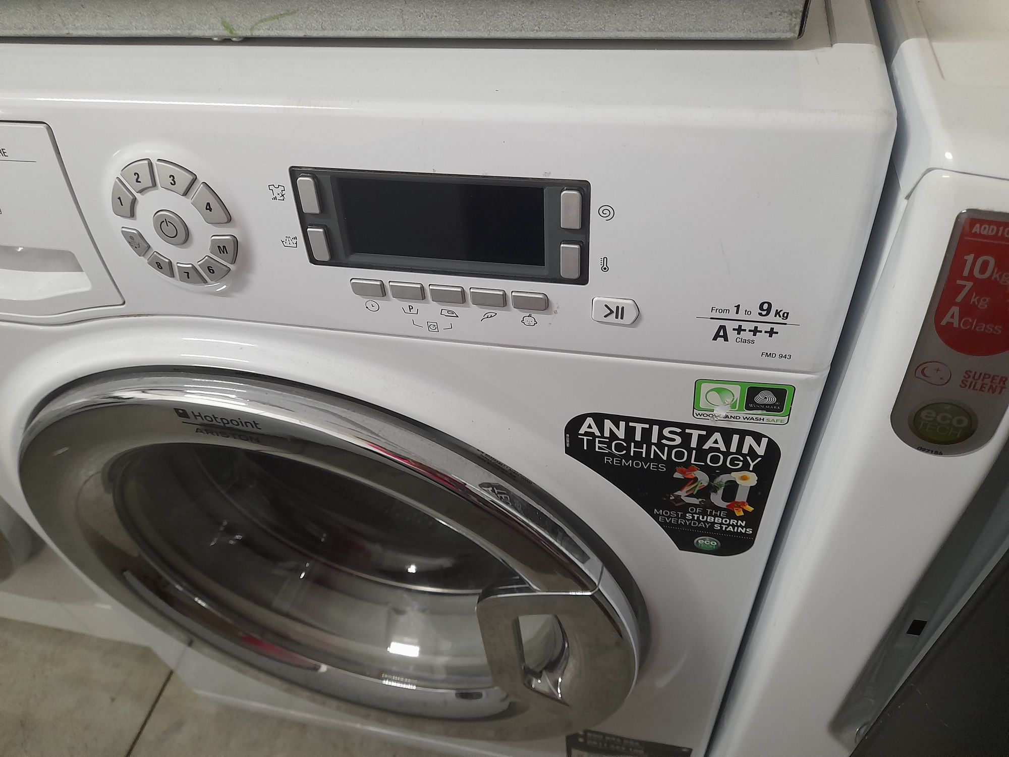 Pralka Ariston Hotpoint 9kg wsadu,1400obrotów, sprawna