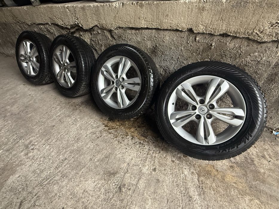 Диски Hyundai 5x114.3 оригінал зимова резина 225/60 R17
