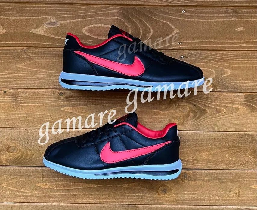 Nike Cortez. Rozmiar 36. Czarne - Czerwone. KUP TERAZ