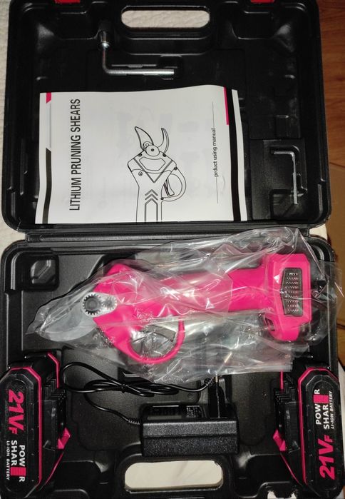 Tesoura Poda Eléctrica a Bateria - NOVA 1 ou 2 baterias