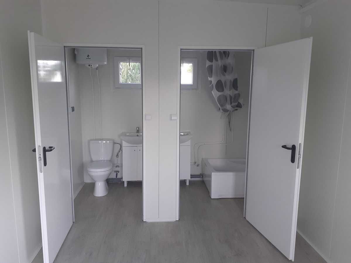 Kontener SOCJALNY WC+Łazienka+Jadalnia+Szatnia  21m2 PRODUCENT