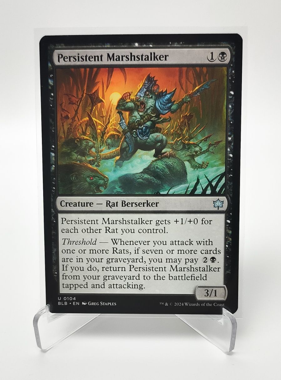 Persistent Marshstalker 104 Bloomburrow Magic the Gathering (MTG)