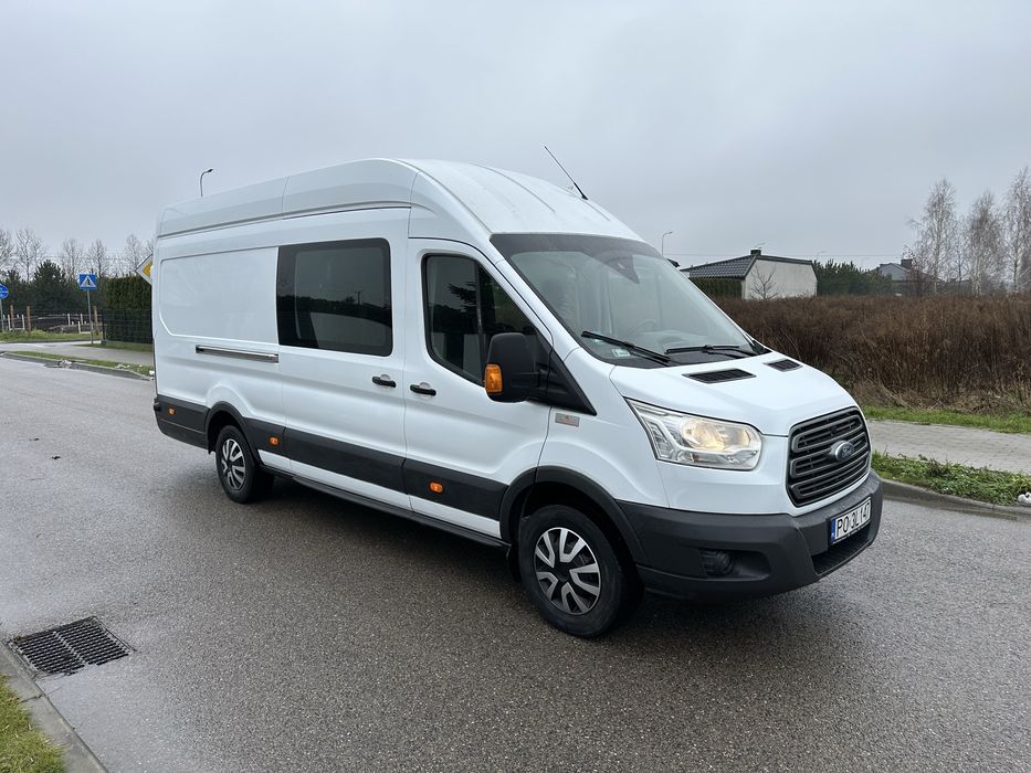 Ford transit mk8 KLIMA brygadówka LONG MAXI 6 osób