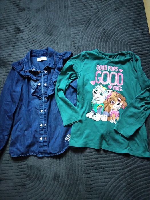 Bluzki dziewczęce 5-10-15 rozm 122