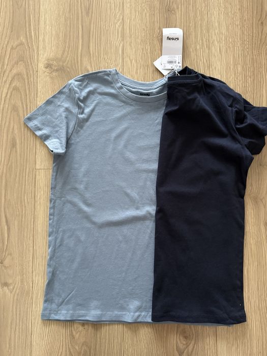 Koszulka t-shirt 140 2pak zestaw komplet krótki rękaw sinsay nowe
