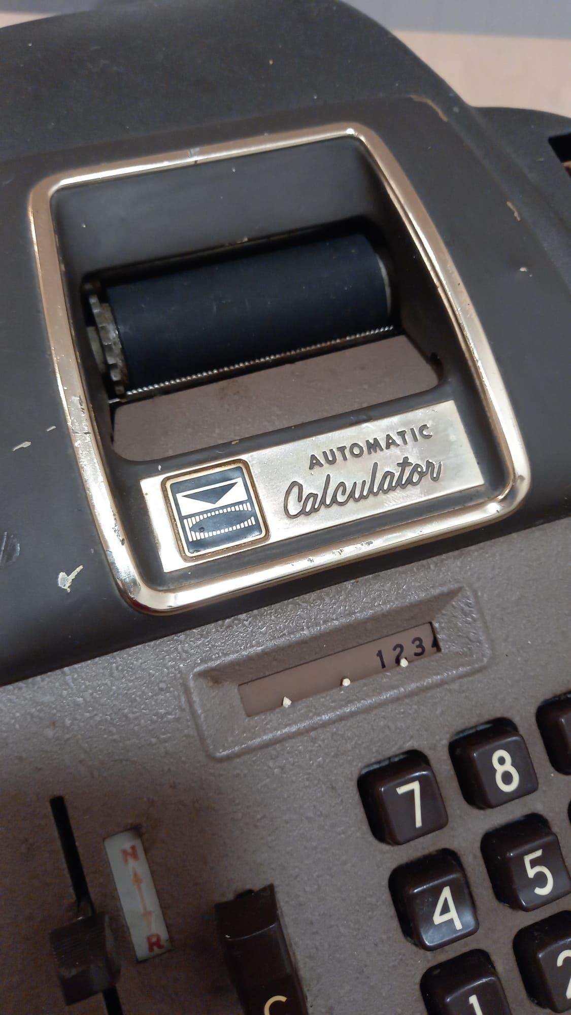Máquina Calculadora vintage VÍCTOR