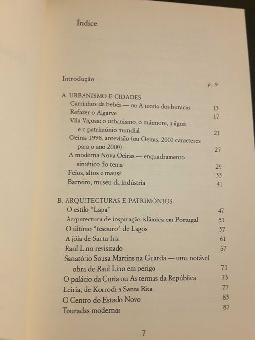 Património Cultural Construído / Arquitectura Portuguesa