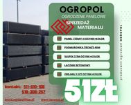Ogrodzenia panelowe 3D ! kopletne ! w cenie 51zł mb !