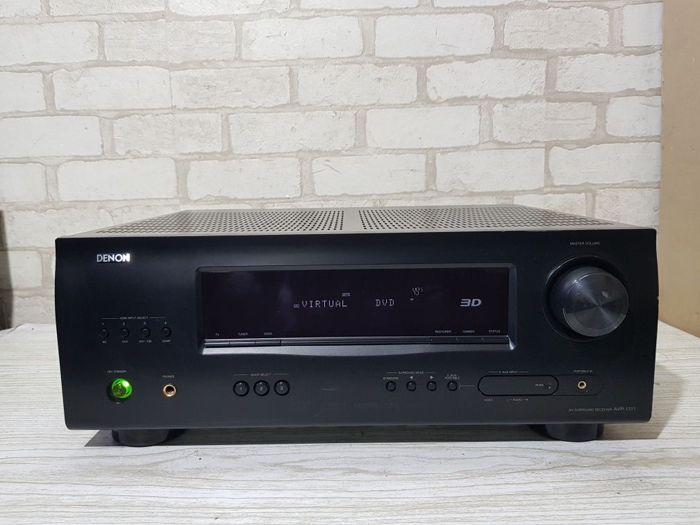 5.1AV ресивер/підсилювач Denon AVR 1311 5x75Вт б/у з Німеччини