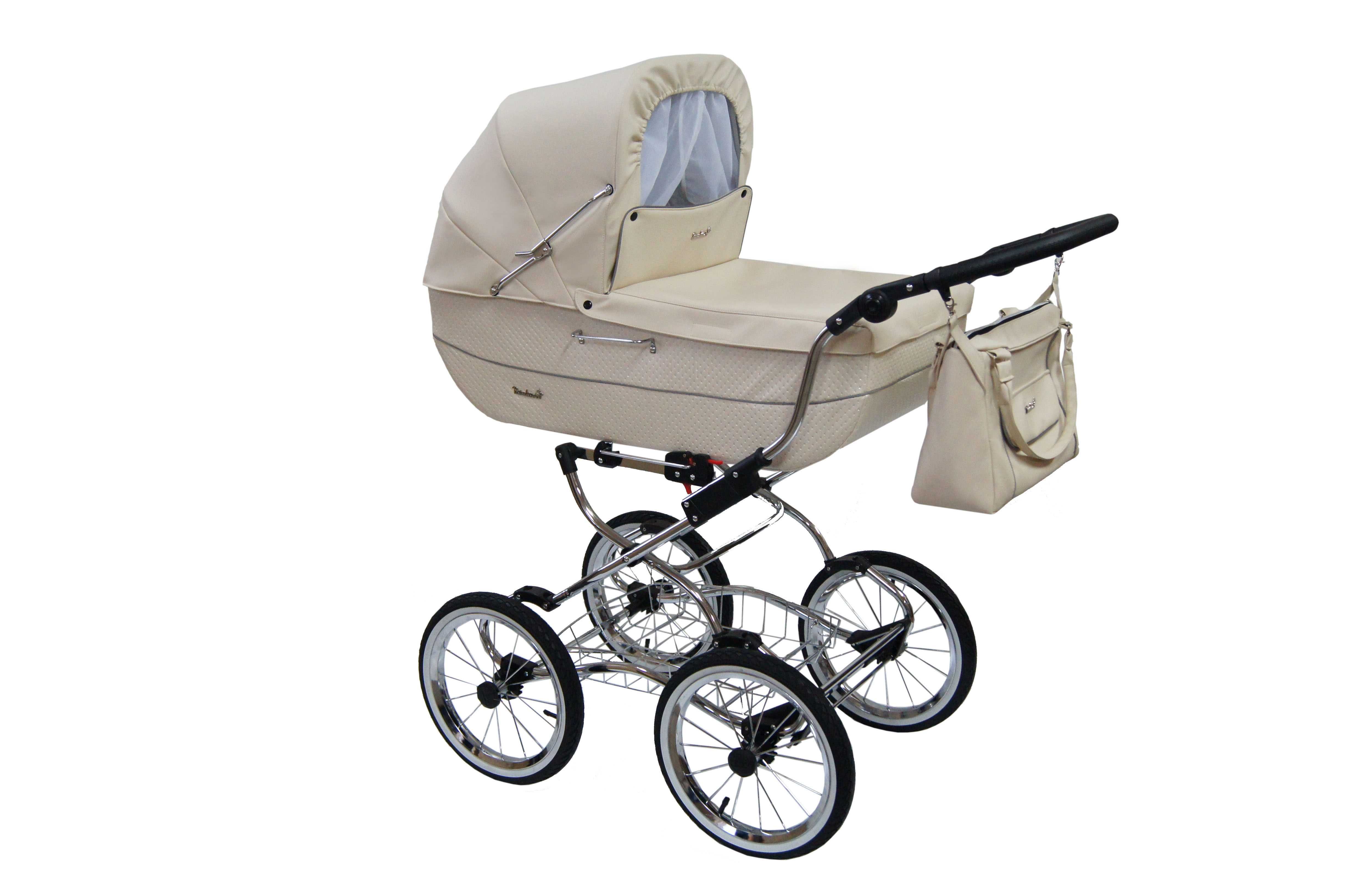 wózek retro Renee + adaptery do fotelika Cybex / Maxi-Cosi / Avionaut