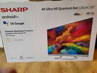 Sharp 4K Ultra HD 50" NOWY