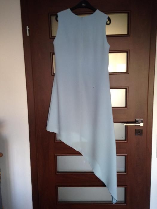 Sukienka asymetryczna baby blue