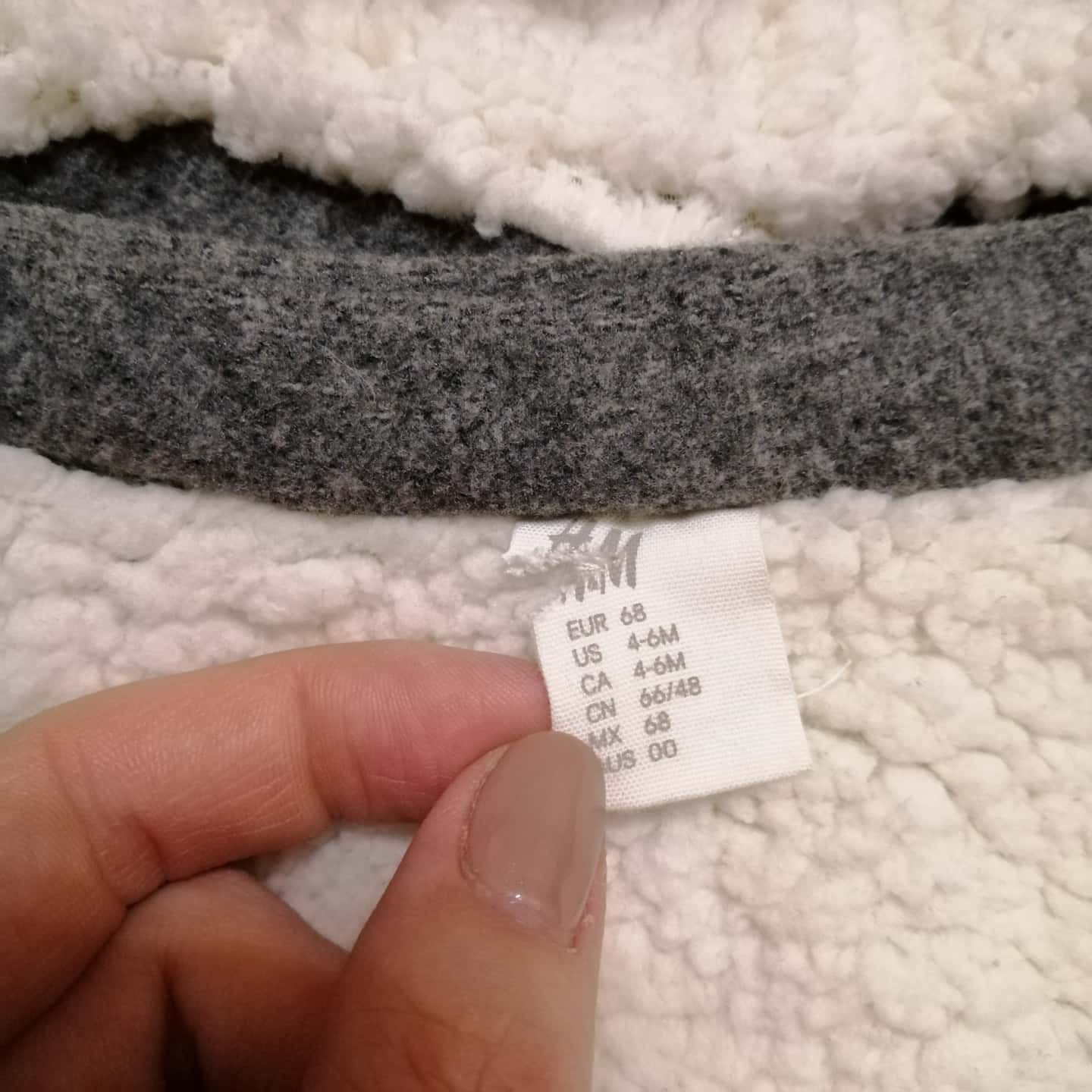 Куртка H&M пальто 4-6 мес