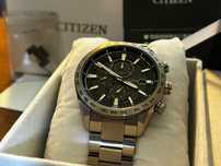 CITIZEN Attesa Act Line Super Titanium AT8181-63E Stan 9.9/10 Jak NOWY