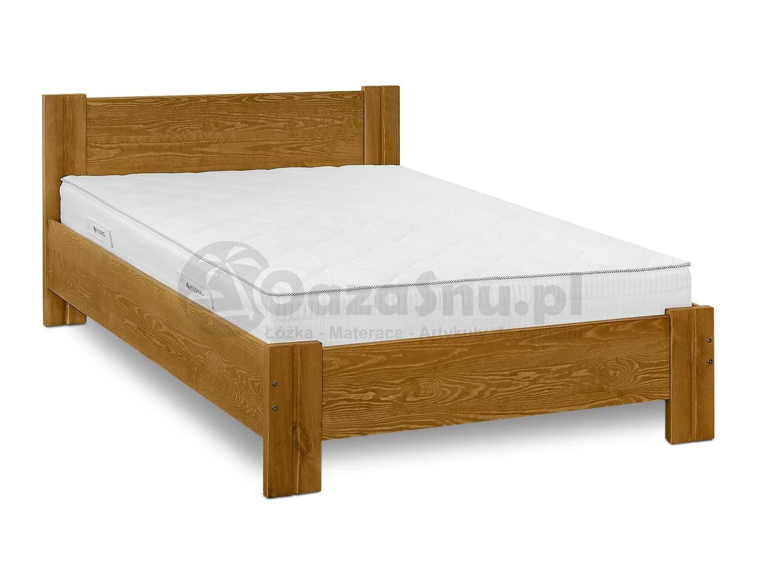 łóżko sosnowe wysoki zagłówek ETIUDA 160x200 MEGA MOCNE
