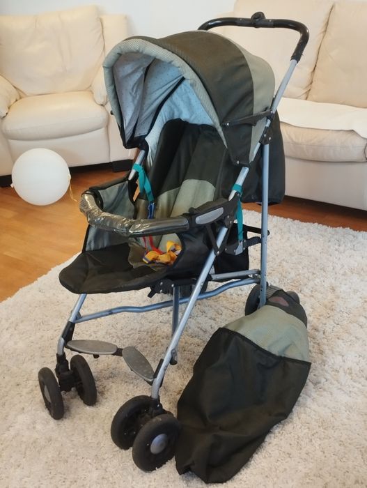 Wózek spacerówka parasolka zielony Tutek