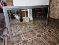 Lustro w ramie srebrnej wym.142×80