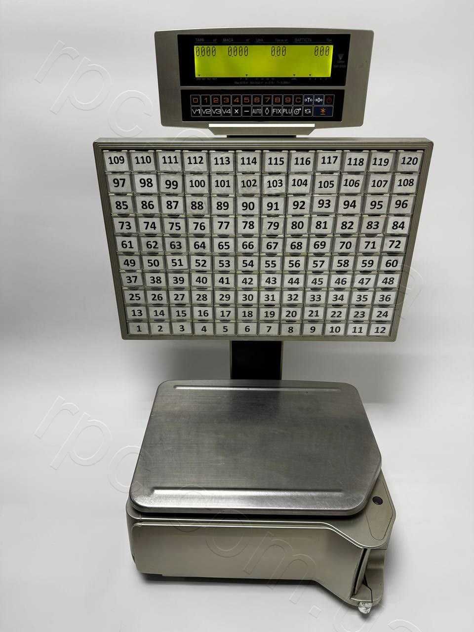 Ваги електронні з чекодруком DIGI SM-5100 BS-K15/120 (120 клавіш)