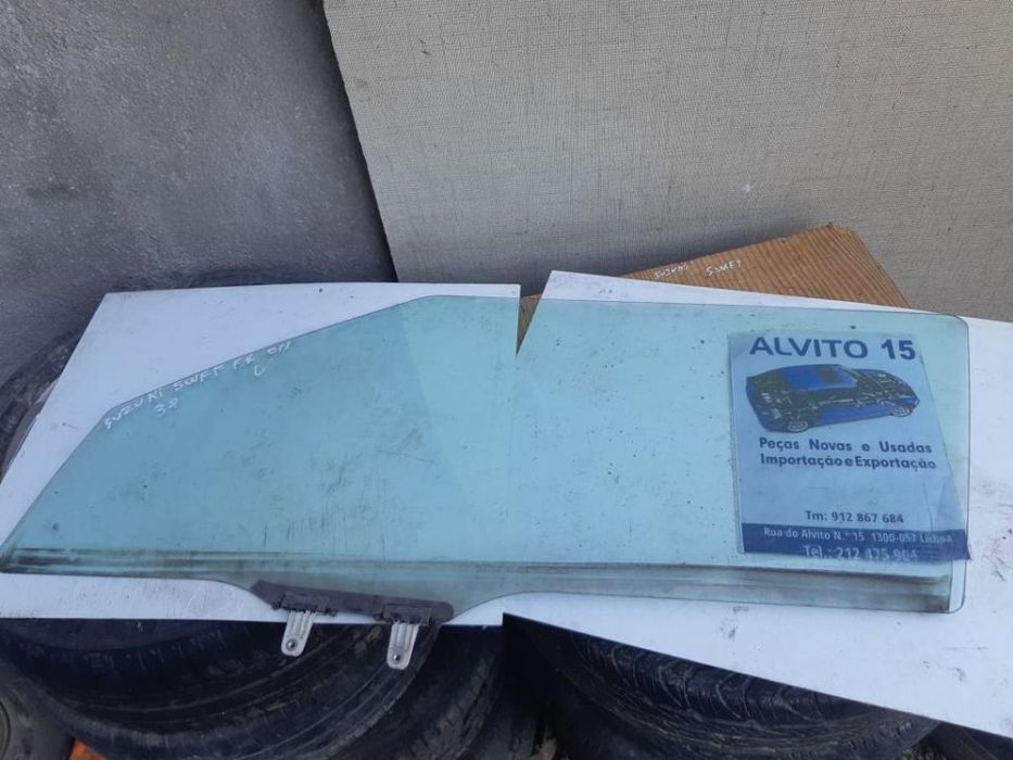 vidro porta esquerda Suzuki Swift 3 portas