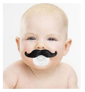 Chupeta Bigode Bebé/Moustache BPA Free