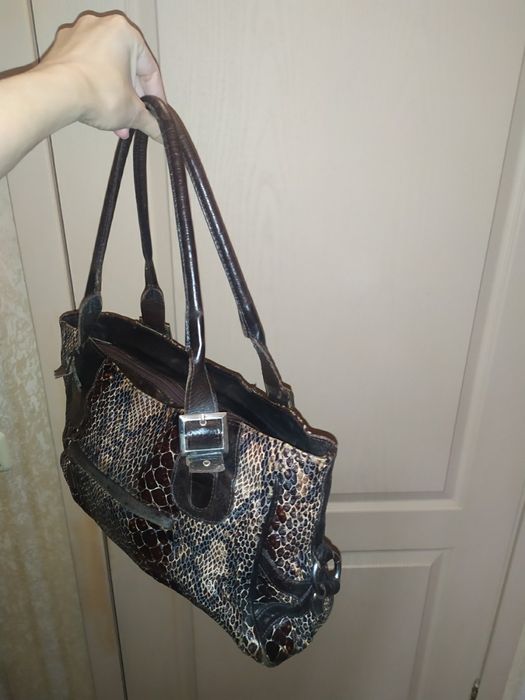 Кожаная брендовая сумка Diamond