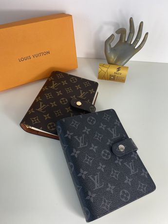 Notes skóra naturalna Louis Vuitton Monogram skórzany Premium w pudełk