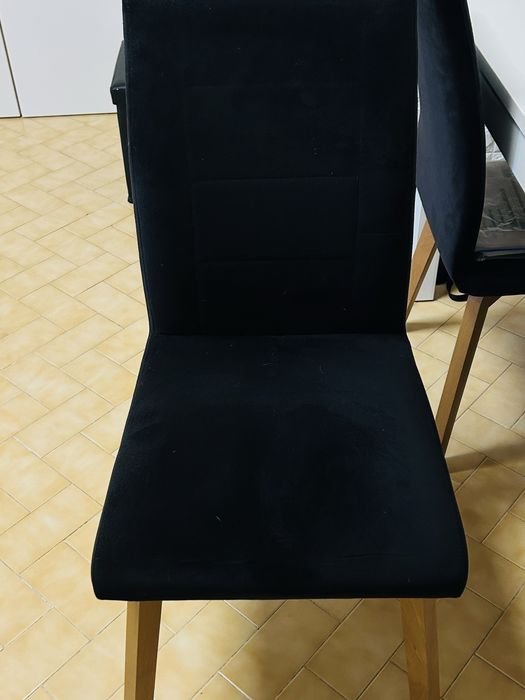4 Cadeiras de veludo