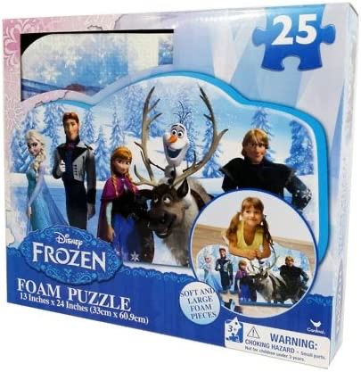 Frozen Foam Puzzle puzzle piankowe Kraina Lodu 3+ 25el.