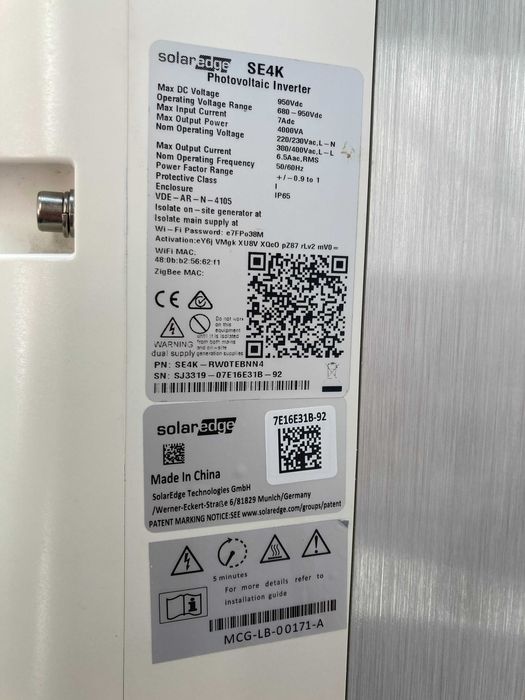 Falownik SolarEdge SE4K RW0TEBNN4