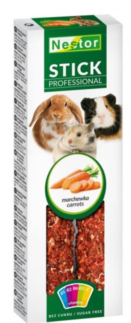 Kolba dla gryzoni i królików PROFESSIONAL - MARCHEWKA