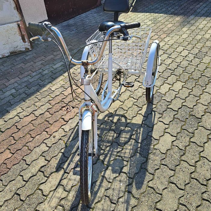 Rower trójkołowy dla niepelnosprawnych lub seniora