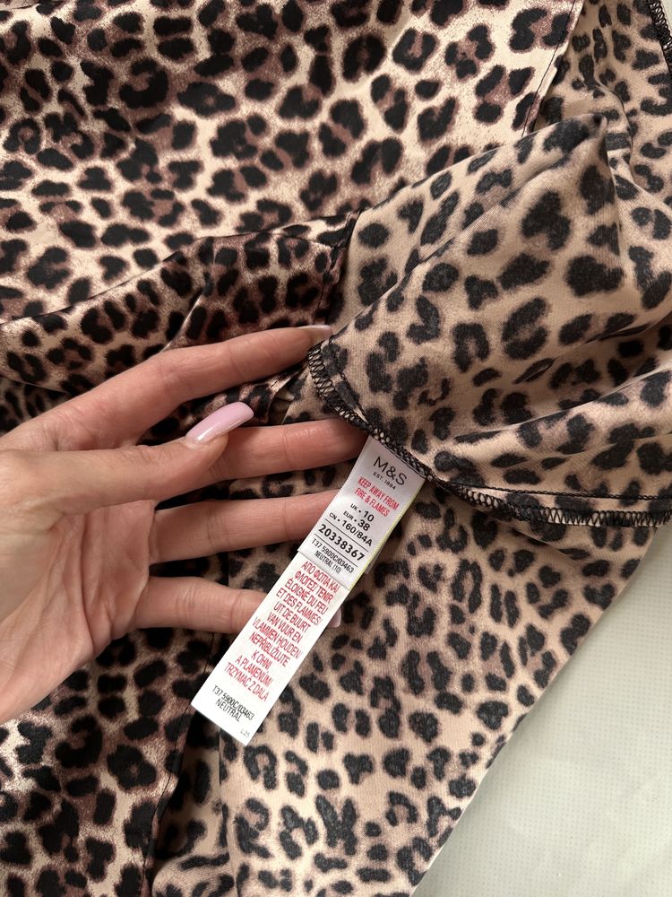 Леопардова нічна сорочка M&S розмір М