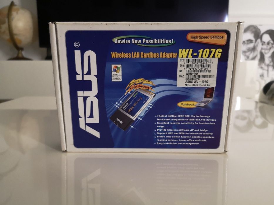 Asus Wireless LAN Cardbus Adapter WL-107G