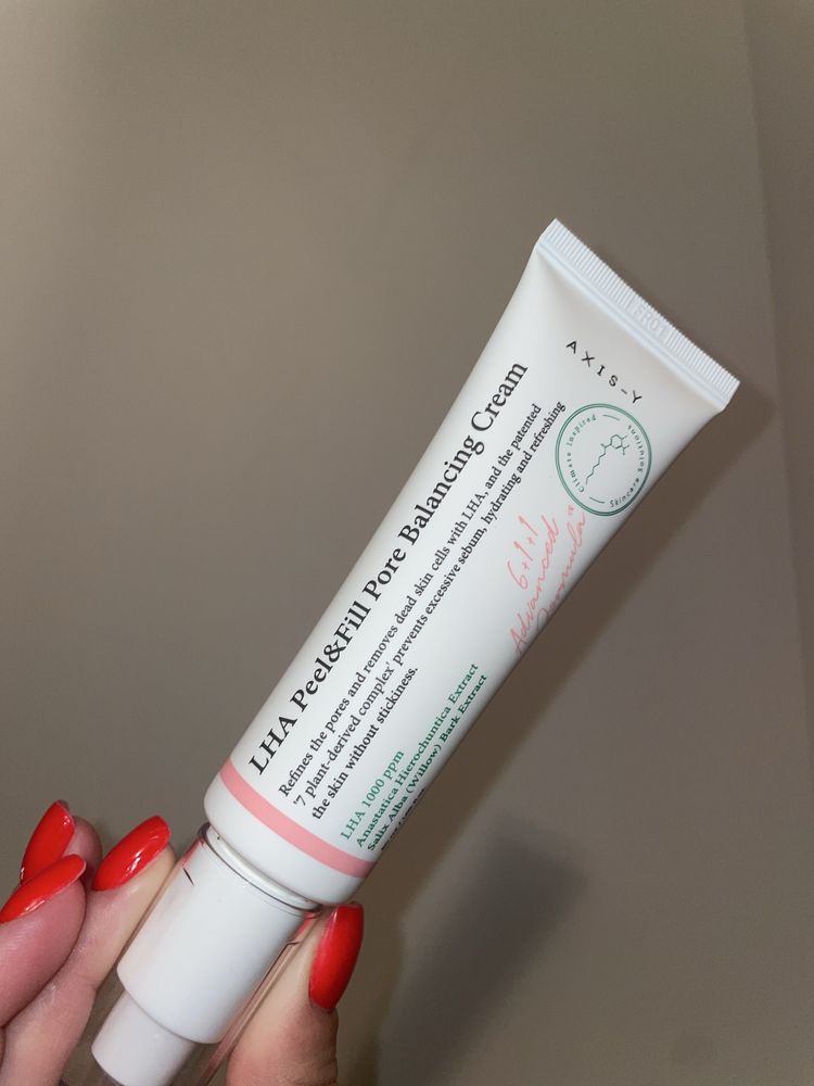 Крем для обличчя Axis-Y LHA Peel & Fill Pore Balancing Cream