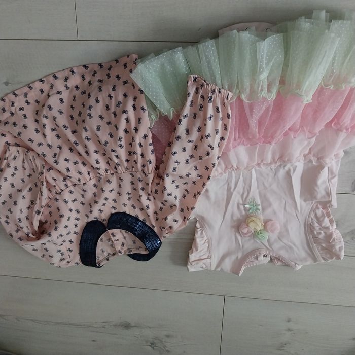 Paczka ubranek dla dziewczynki roz. 92 next  hm