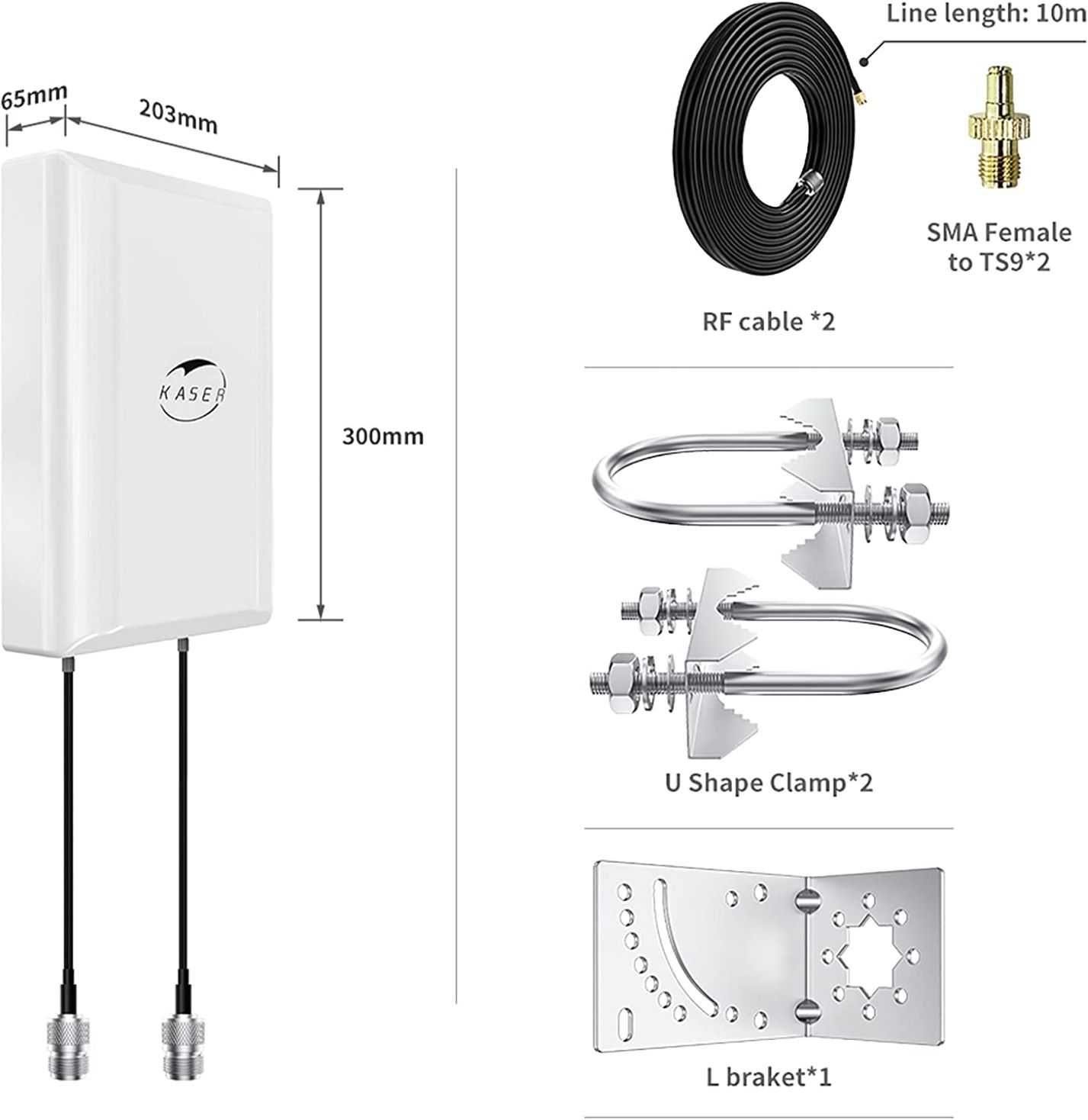 5G KASER Antena kierunkowa  5G 4G LTE