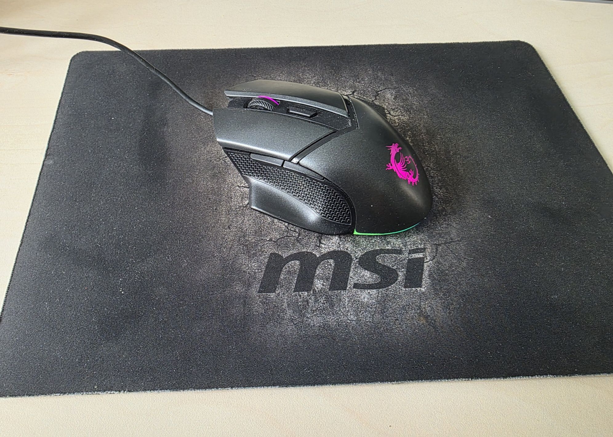 Миша MSI GM20 clutch + килимок MSI