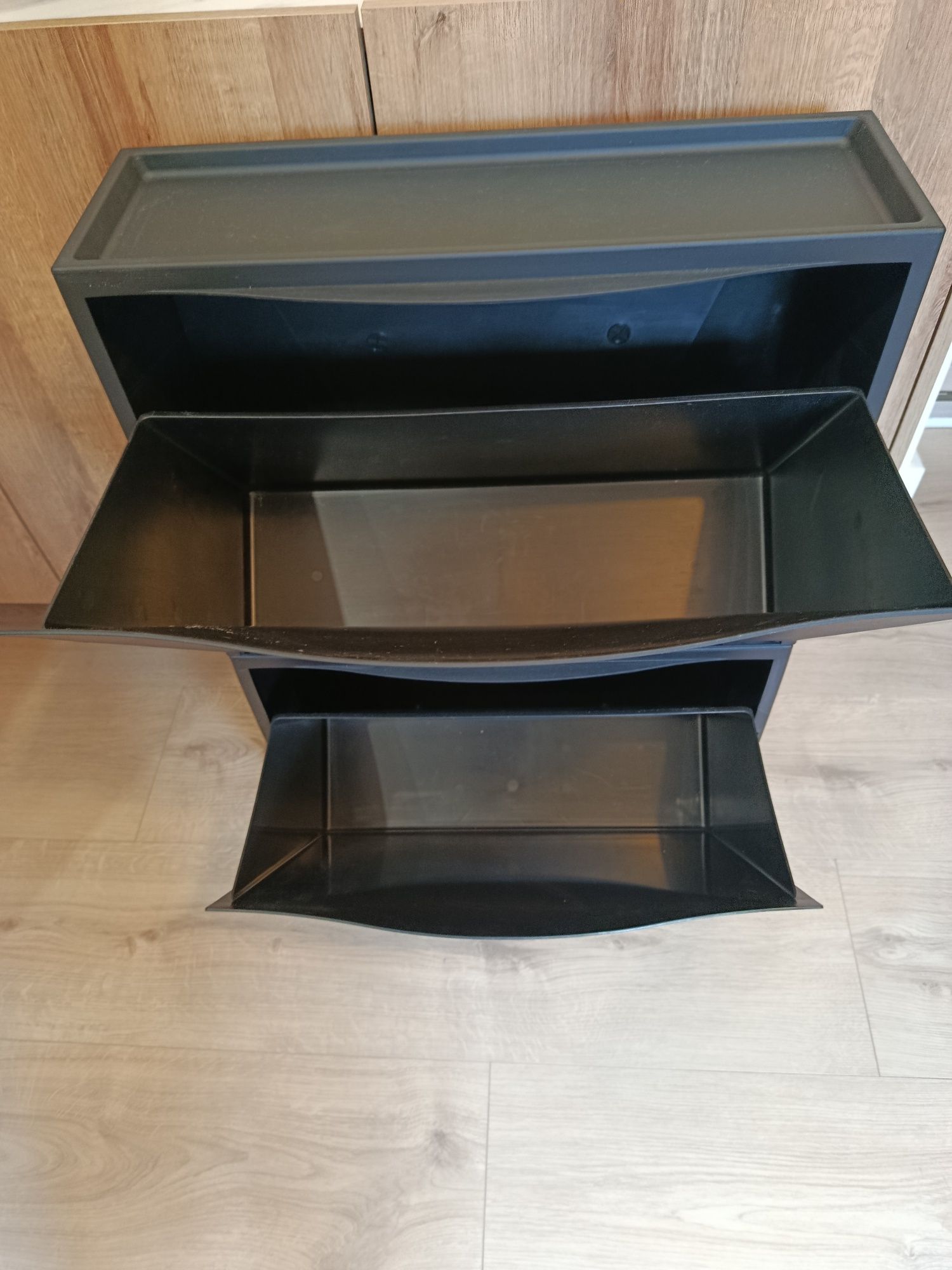 Ikea trones czarne szafka