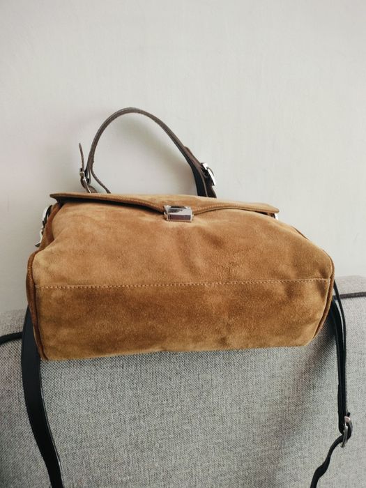 Skórzana torebka do ręki i na ramię Unisa hand made